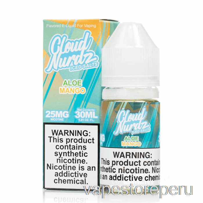 Vape Sin Nicotina Peru Mango Helado De Aloe - Sales Nurdz Nube - 30ml 25mg